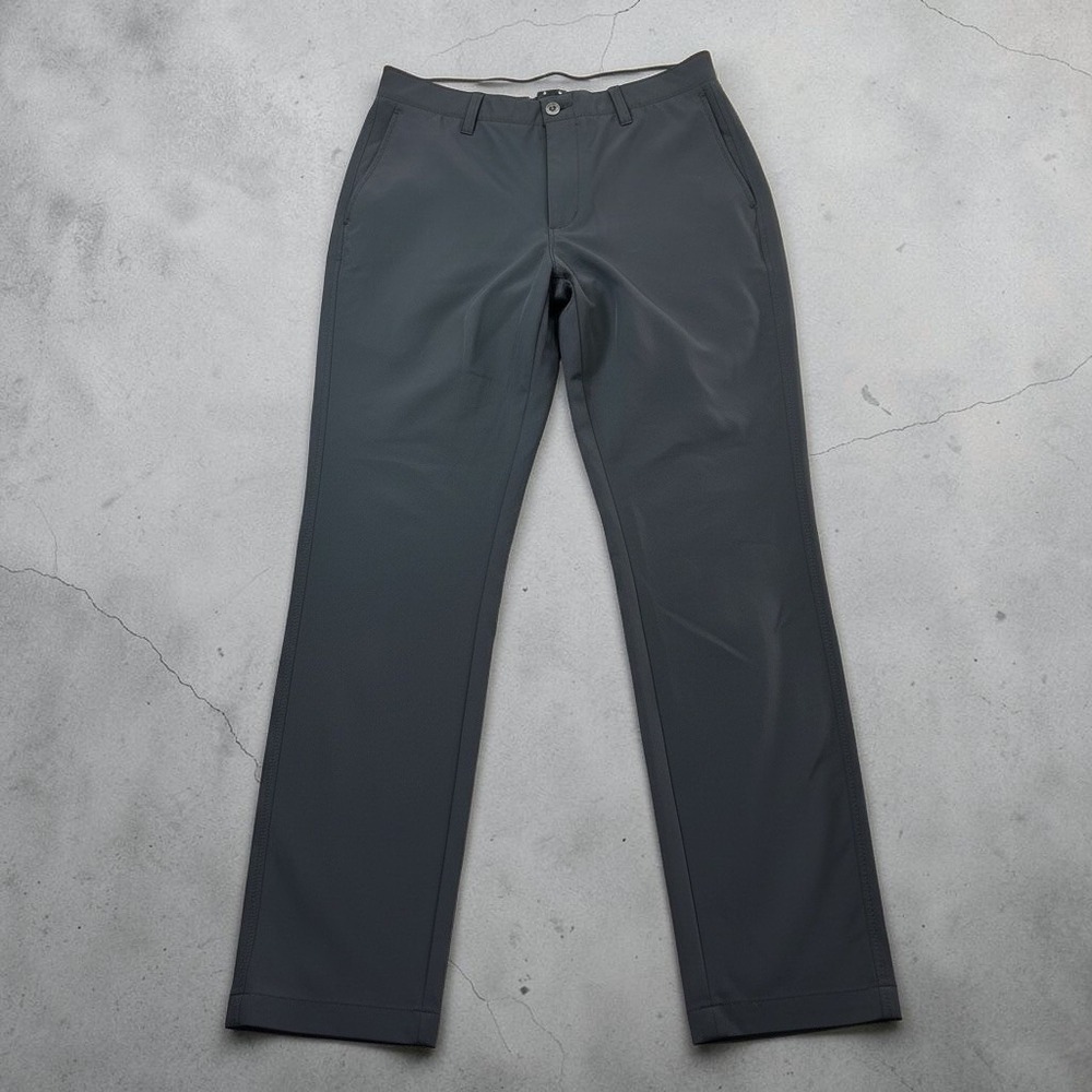 Under Armour Mens Golf Pants 36x34 Black Performance Stretch Chino